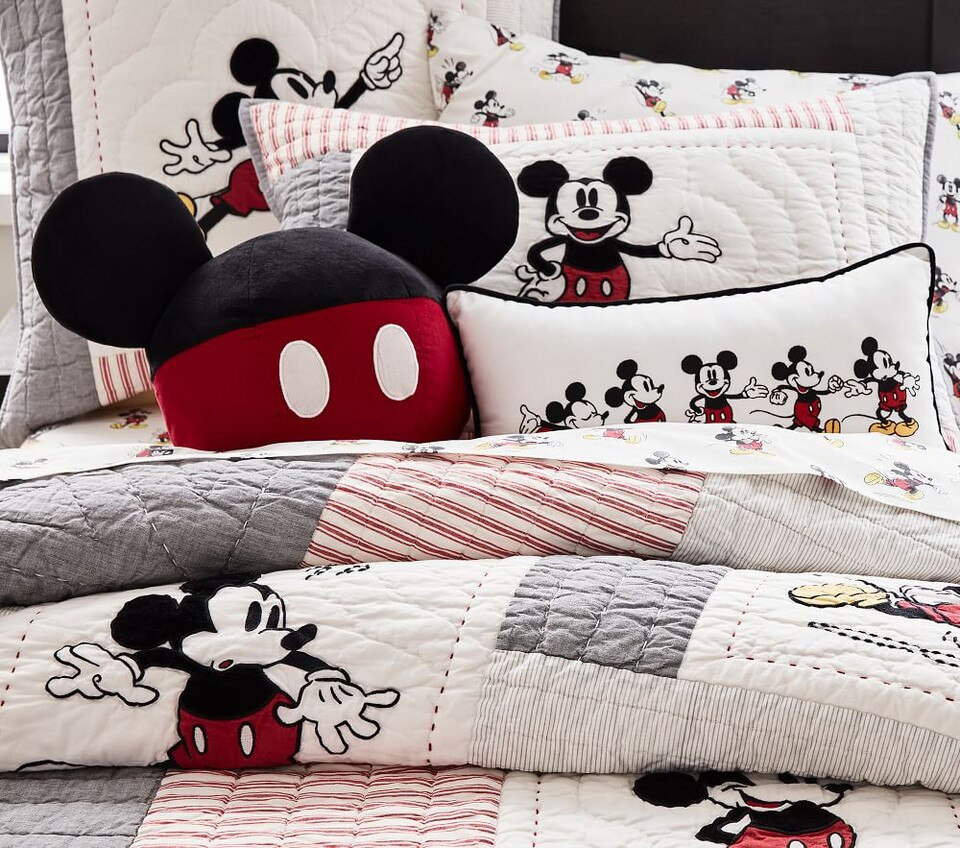 Disney® Mickey Mouse Bed Linen Look Pottery Barn Kids Australia